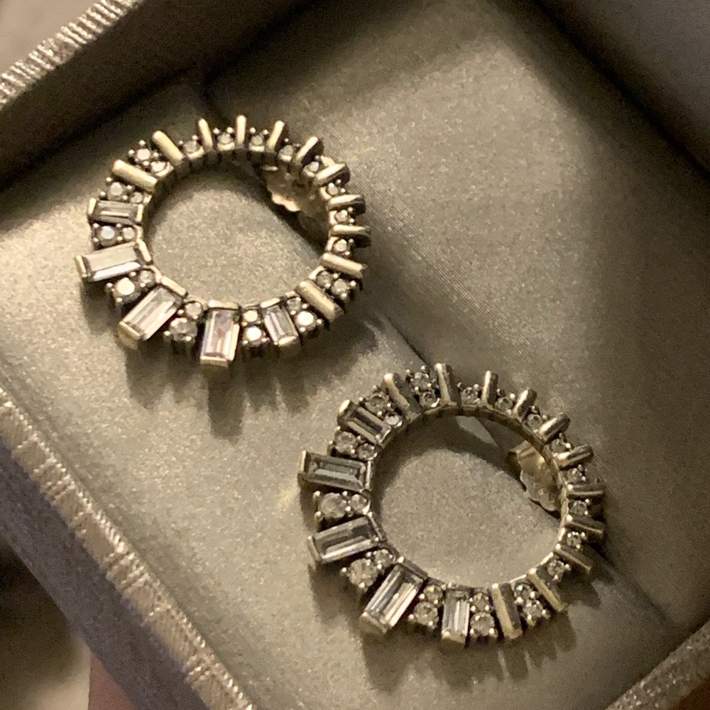 Pandora CZ Bagette Earrings